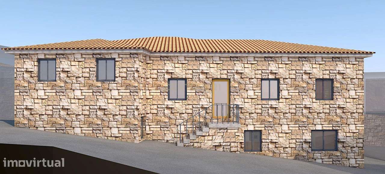 Moradia T2+1 em Oliveira de Barreiros, Viseu - Grande imagem: 4/7
