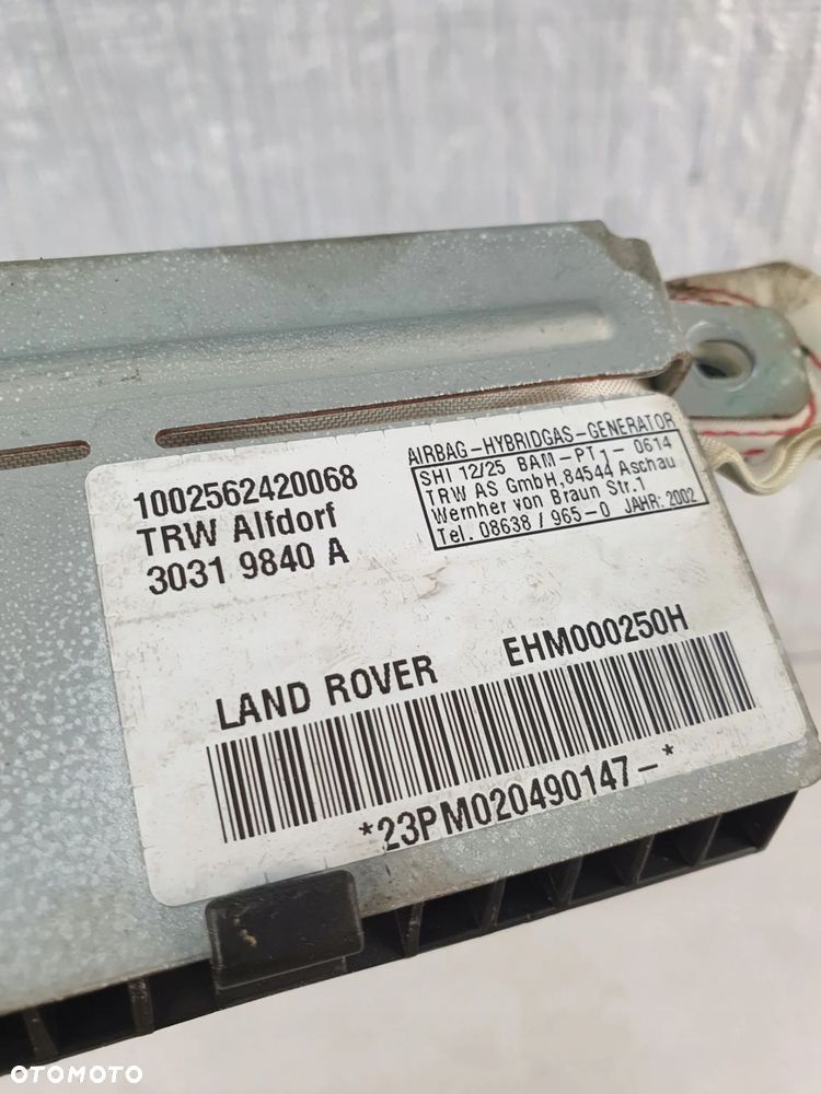 KURTYNA AIRBAG PRAWA RANGE ROVER VOGUE L322 - 4