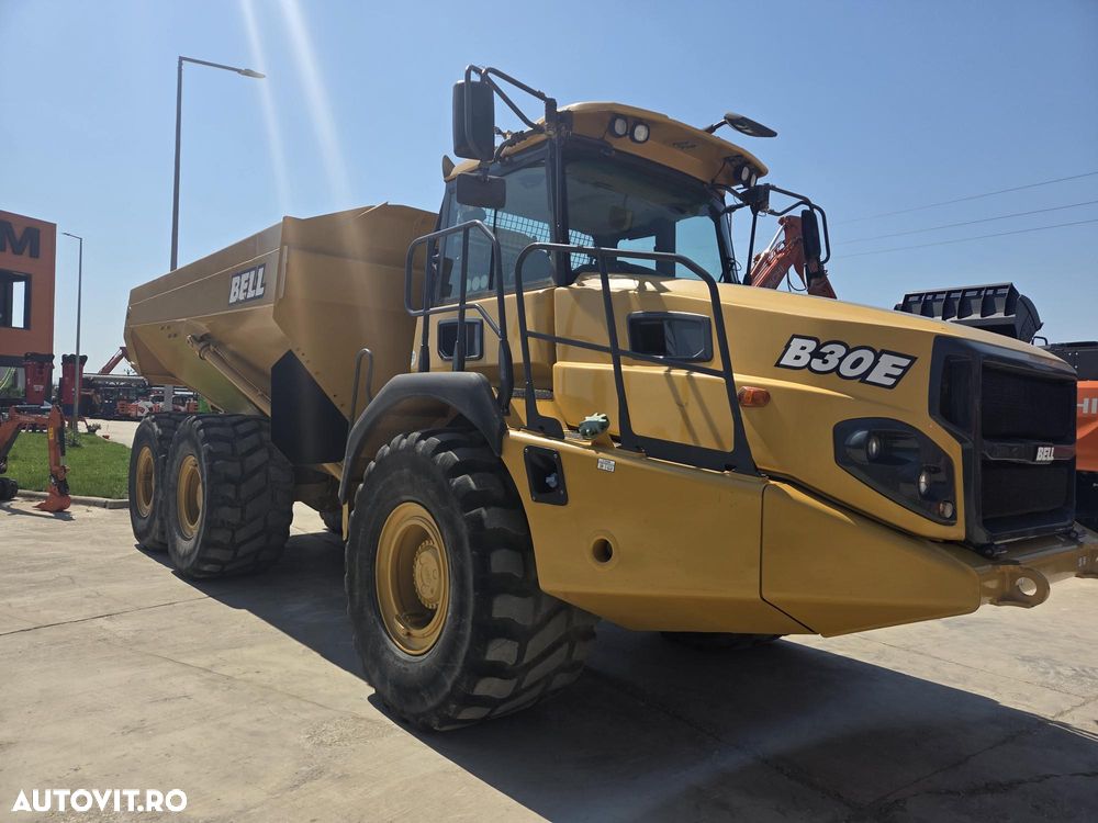 Bell DUMPER 6x6, 2020, 4980h, bena 21mc, util 30 t, intoarce in 8m, Mercedes 335CP, cutie viteze automata, viteza 50km/h, INMATRICULABIL definitiv, gresare automata, capota rabatabila, produs in GERMANIA, anv 70% ok, leasing 4 ani-PROMOTIE 149.000 EUR+tva - 6
