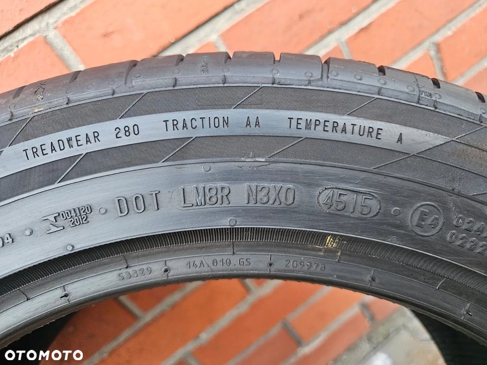 (O170) 245/45R17 99Y 5,5mm XL 15r / Continental ContiSportContact 5 - 5