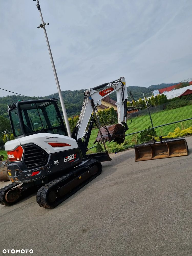 Bobcat E50Z Koparka 5 ton Jak Nowa 2022rok z norwegii 1300mtg Klimatyzacja. uwaga (mały defekt) błąd komunikacji. Silnik perfekt okazyjna cena - 35