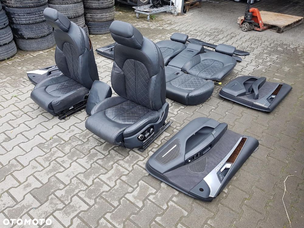 AUDI A8 D4 4H 09-13r FOTELE SKÓRZANE KANAPA EUROPA - 6
