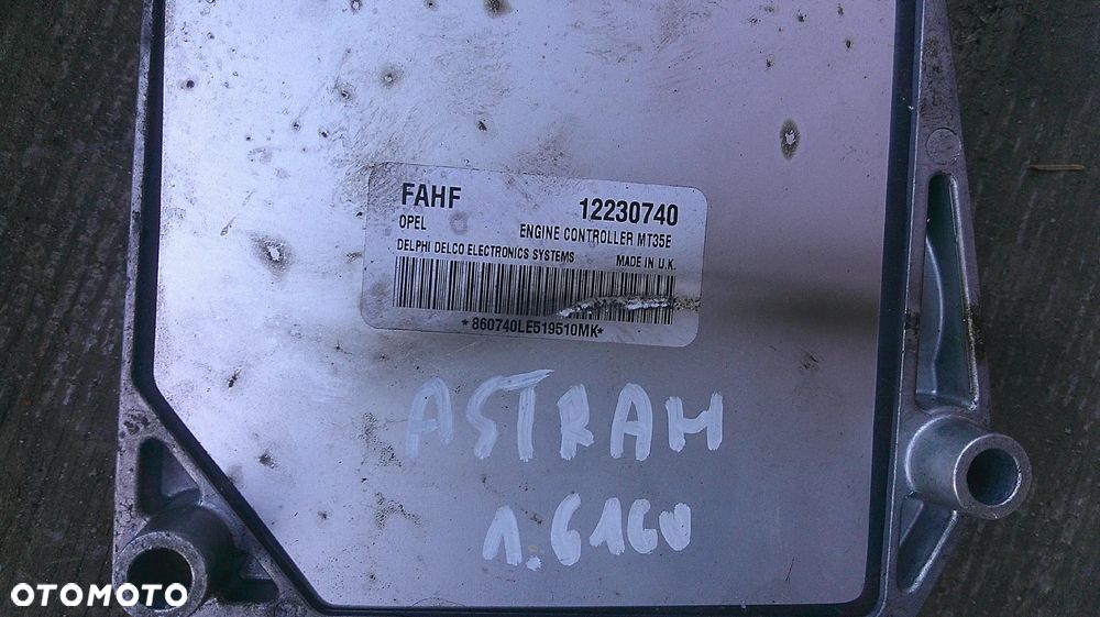 OPEL ASTRA III H 1.6 16V IMMO ZESTAW STARTOWY 12250740 - 3