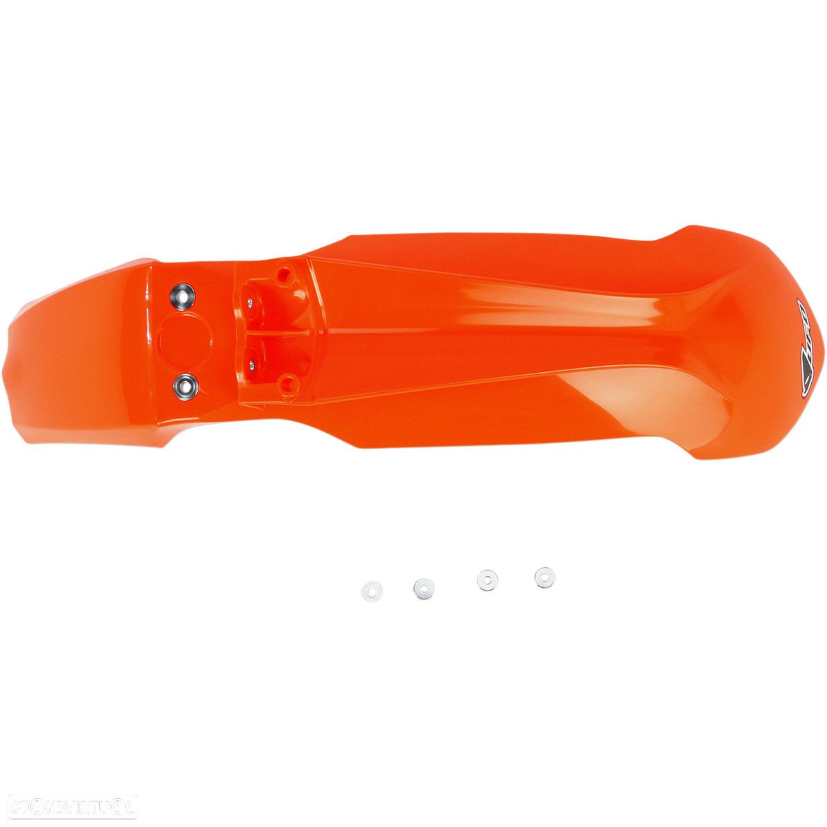 guarda lamas dianteiro ufo laranja ktm - 1