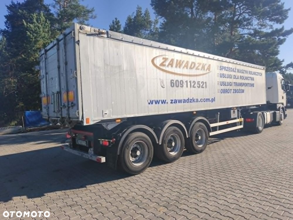 Zaslaw wywrotka 45m3 góra aluminiowa, rama stalowa, Osie Bpw, hamulce bebnowe, os podnoszona - 19