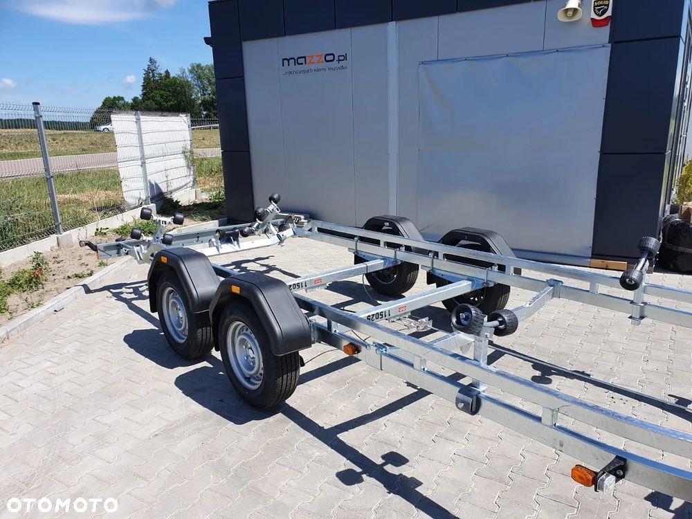 Brenderup Przyczepa pod łodziowa na rolkach 7 m DMC2500kg łożyska wodoodporne MOCNA I SOLIDNA PRZYCZEPA PODŁODZIOWA - 8