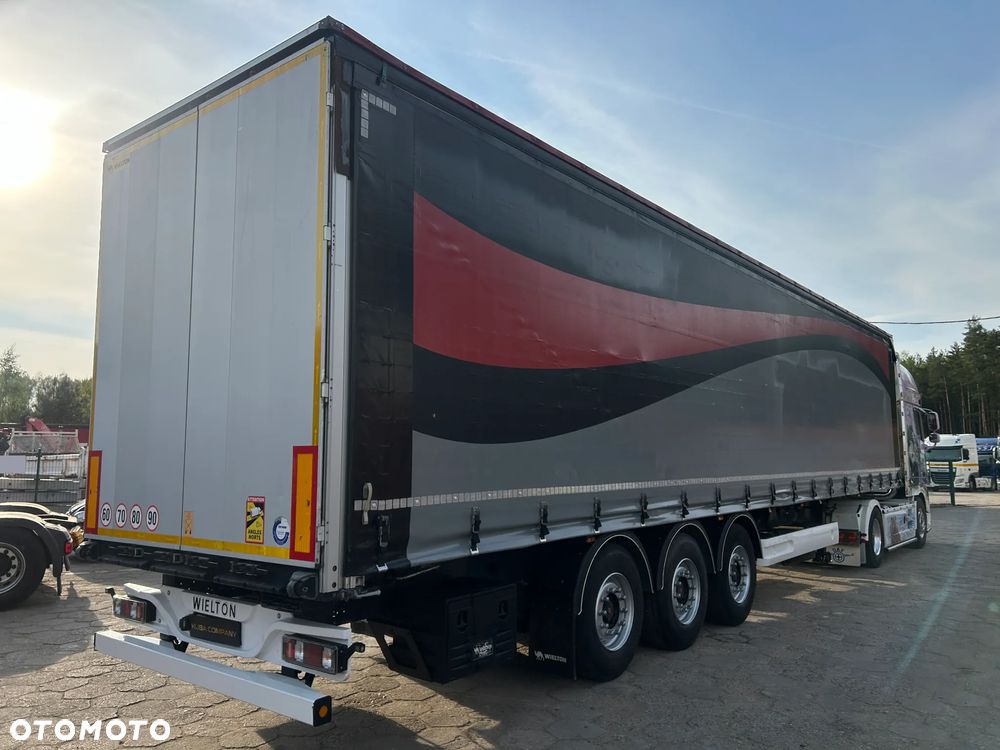 Wielton FIRANKA COILMULDA LIGHT / PODNOSZONY DACH / SAF OSIE / OŚ PODNOSZONA / ALUMINIOWE DESKI / BARDZO ŁADNY STAN / 08.2023 ROK !! - 5