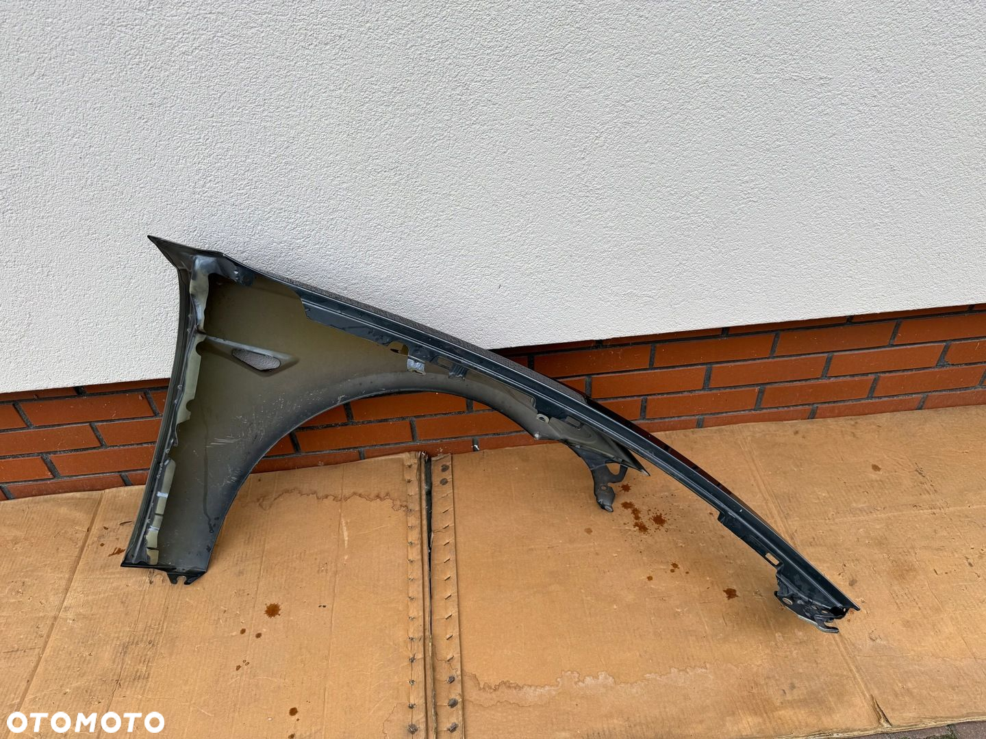 Tesla model 3 2016-2024 blotnik lewy przod ladny oryginal szary demontaz - 6