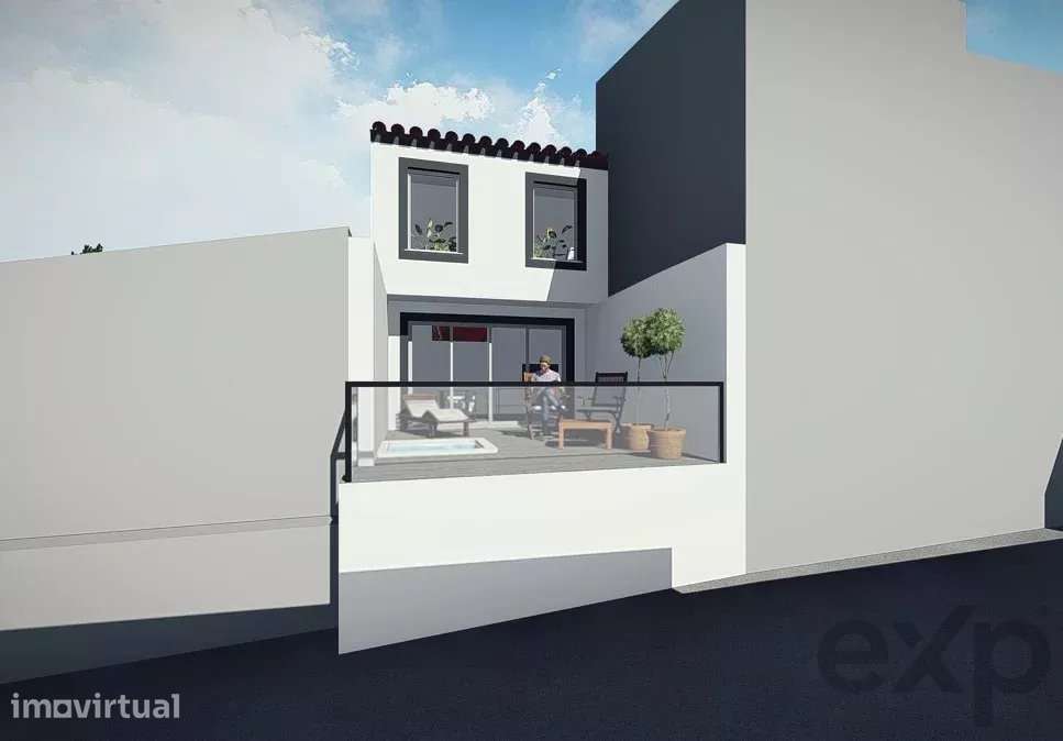 Ruína com Projeto e Licença de Construção — Belmonte, Pechão, Olhão - Grande imagem: 3/9