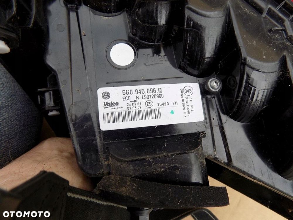 dw golf 7 klapa , zderzak lampy led 5g0945095q 5g0945096q - 10