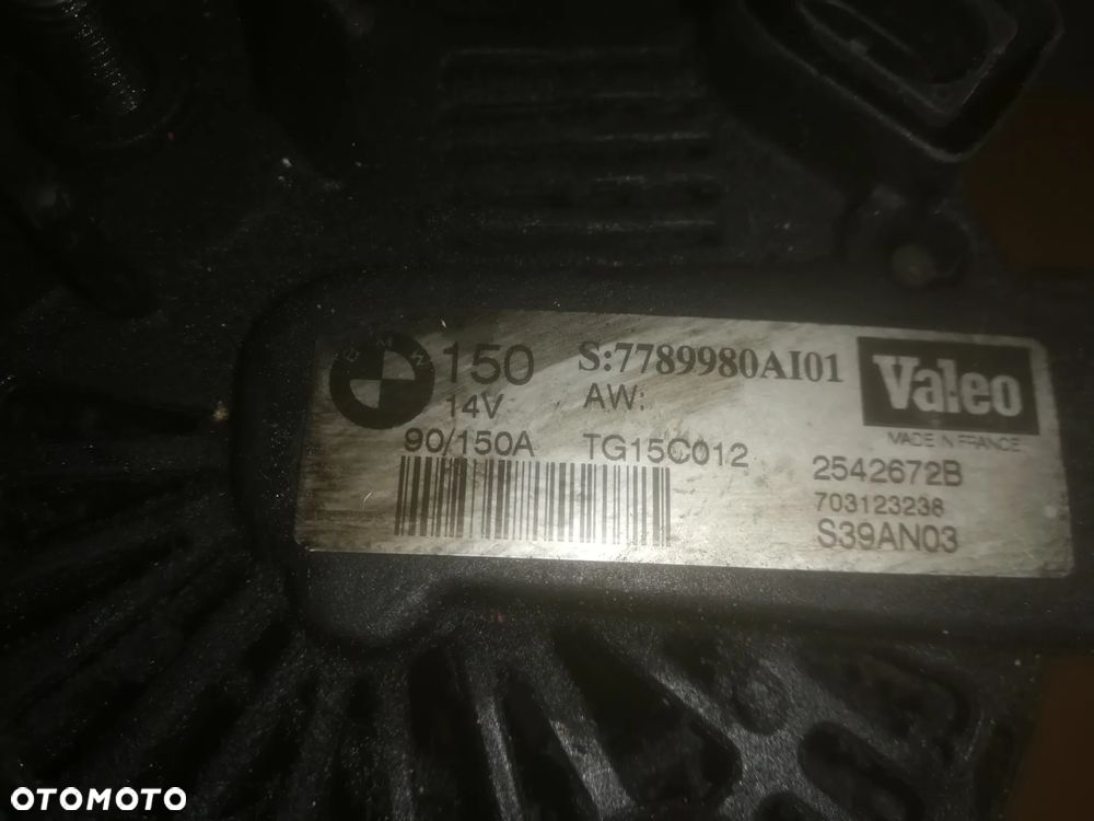 BMW E46 alternator 2.0d 150 km 7789980 - 2