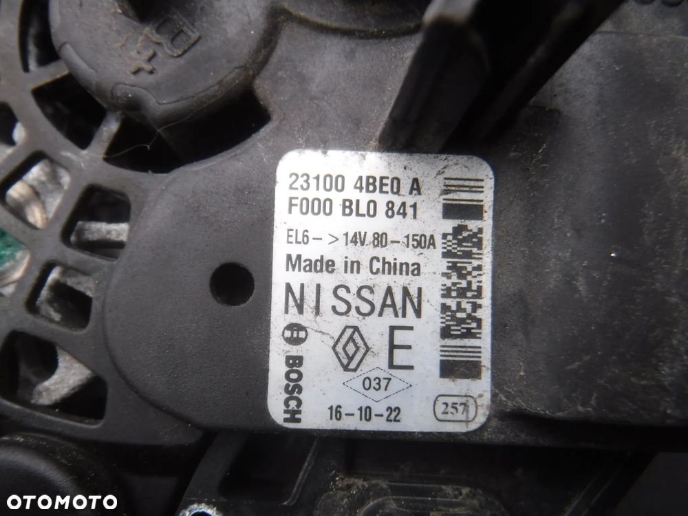 Nissan X Trail X-Trail T32 Qashqai Koleos  2014<  2.0 DCI alternator 231004BE0A  150A - 3