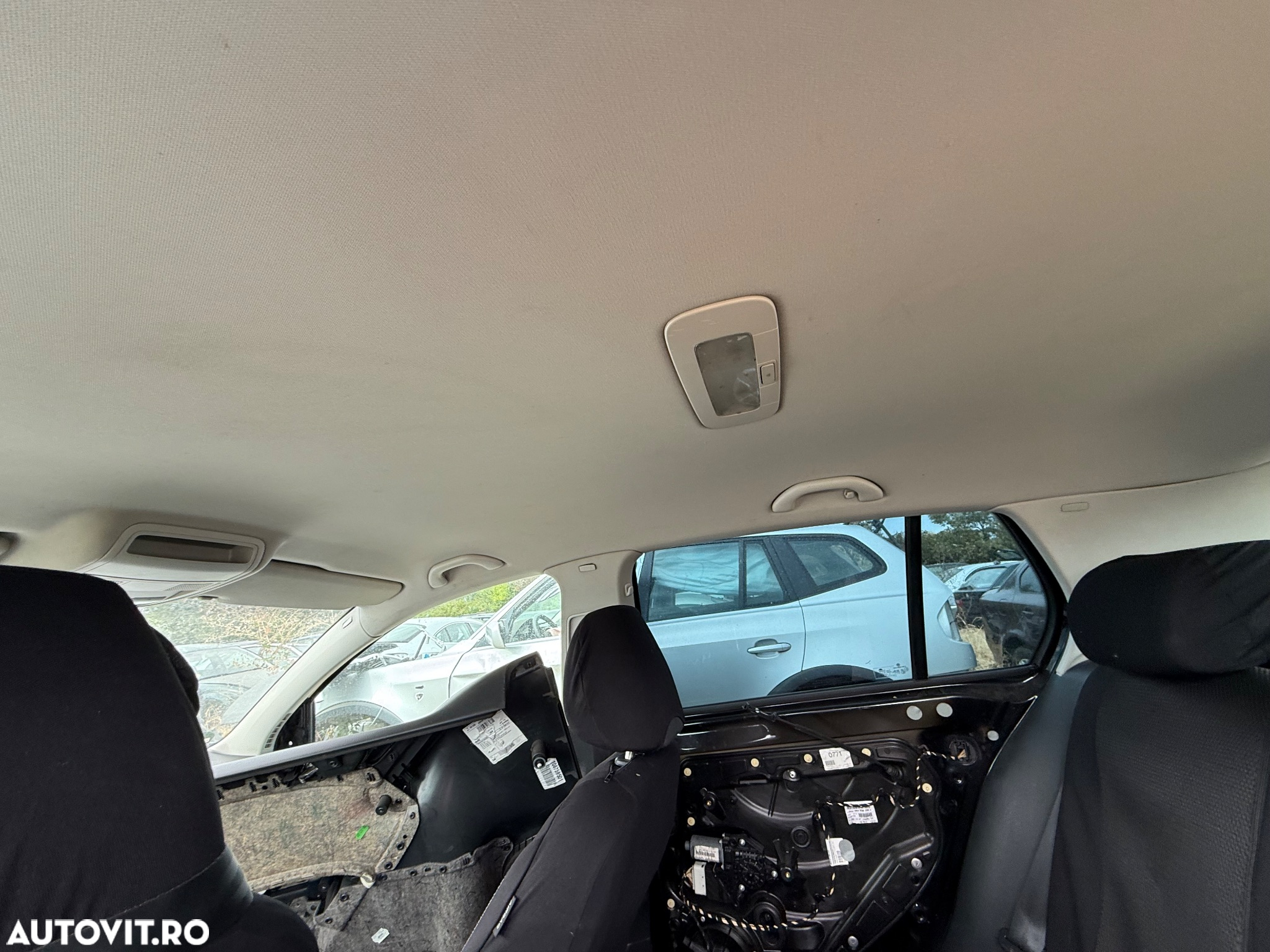 Plafon interior textil Volkswagen Vw golf 6 2011 airbag cortina și alte accesorii pentru acest model 20tdi - 4