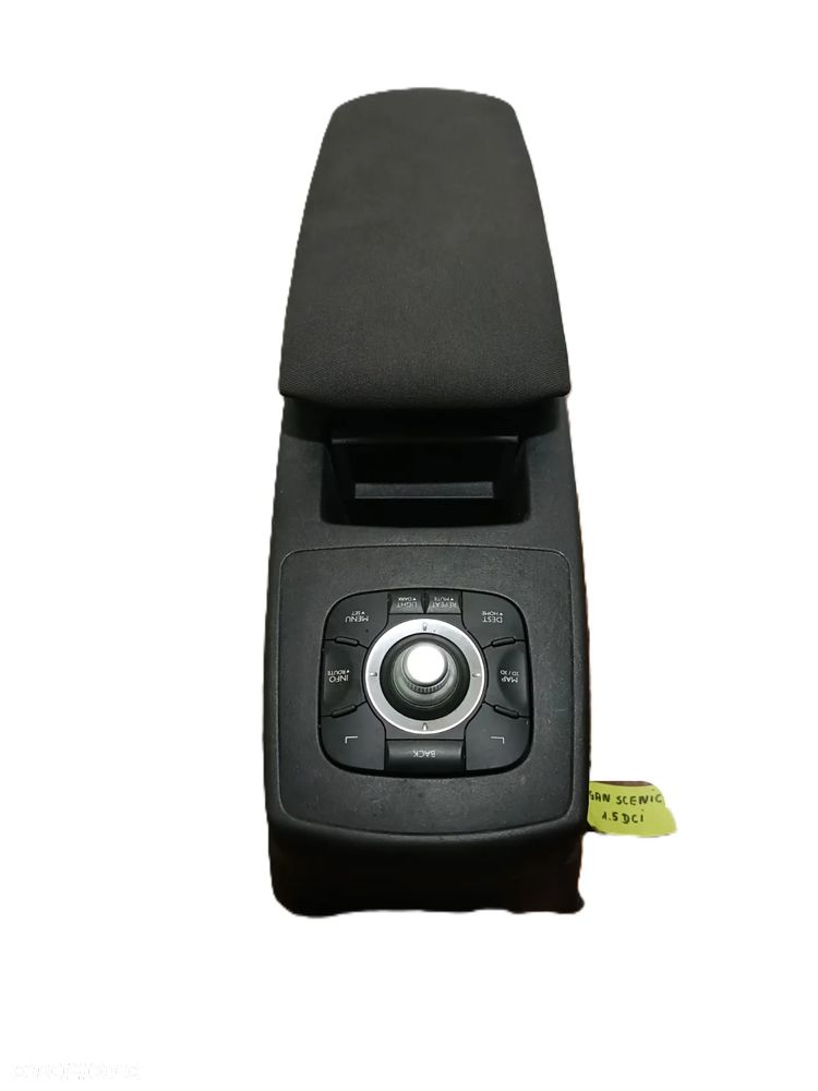 RENAULT MEGANE SCENIC III 09-16 1,5 DCI tunel środkowy podłokietnik z panelem nawigacji  * - 1