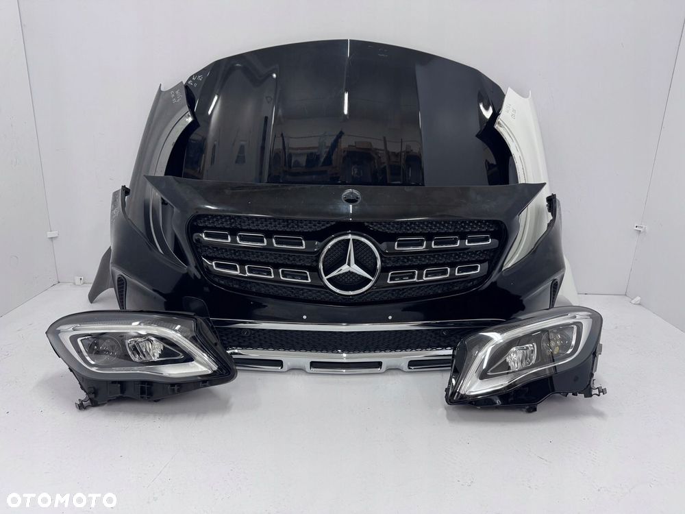 PRZÓD MERCEDES GLA X156 W156 A156 MASKA ZDERZAK BŁOTNIKI LAMPY - 1
