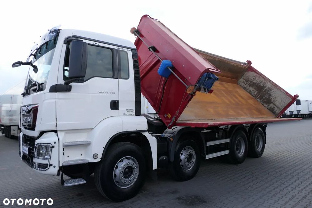 MAN TGS 35.460 / 8X4 / WYWROTKA 2 STR / BORDMATIC / MEILLER KIPPER / AUTOMAT / EURO 6 - 8