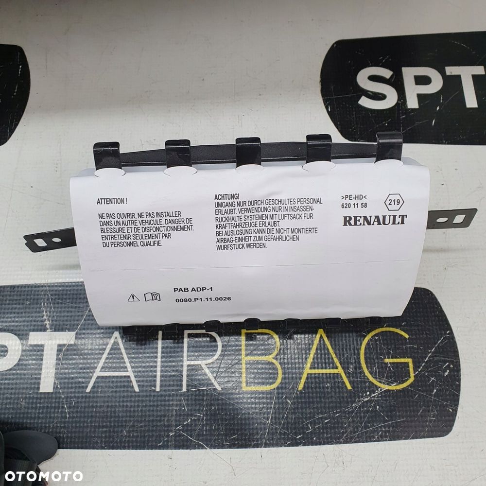 RENAULT CLIO IV 4 RS DESKA ROZDZIELCZA KONSOLA KOKPIT PULPIT PODUSZKI AIRBAG AIR BAG PASY KIT SET - 7