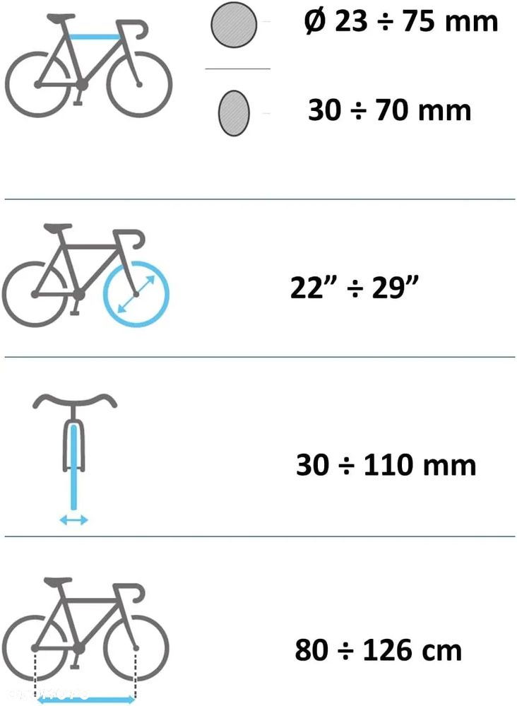 VW CADDY V  Bagażnik rowerowy Menabo SHADOW 2.0 - NA KLAPĘ NA 3 ROWERY DO VW CADDY V 2020- - 4