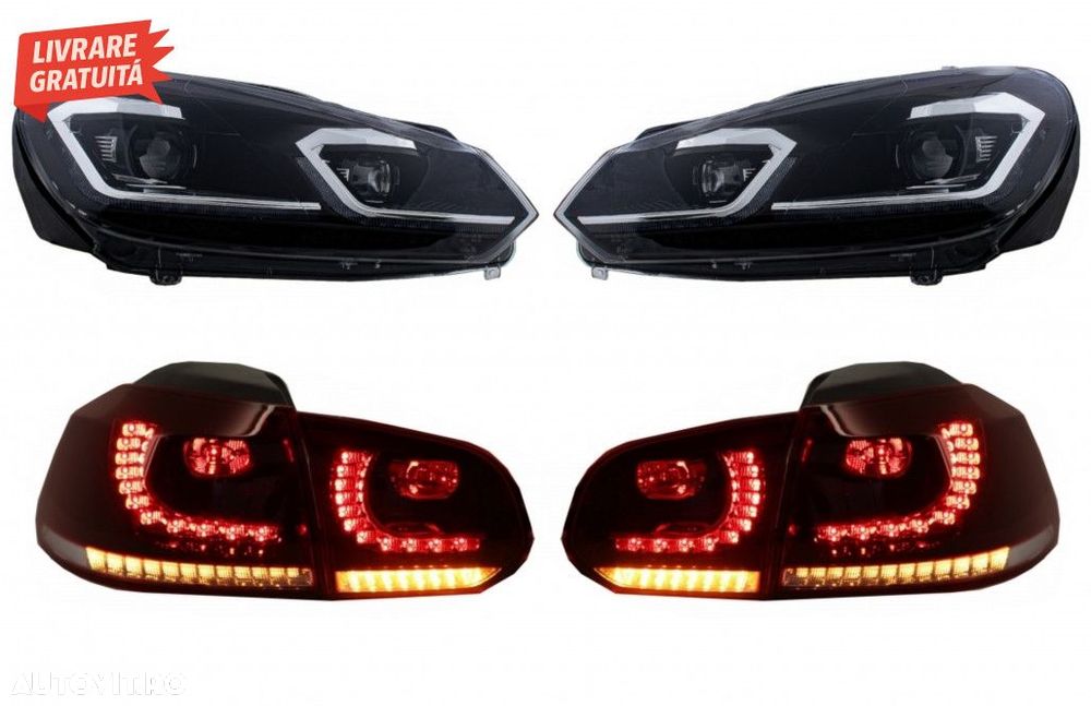Faruri LED si Stopuri FULL LED VW Golf 6 VI (2008-2013) Facelift G7.5 - 1