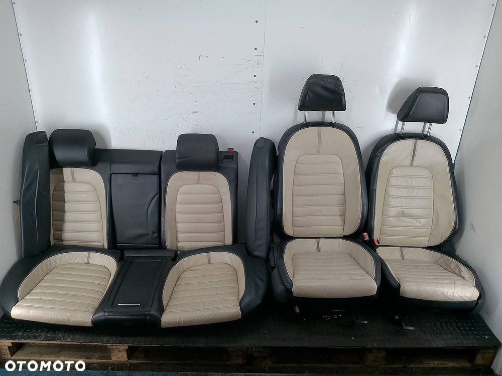 FOTELE KANAPA BOCZKI SKÓRA KOMPLET VW PASSAT CC - 11