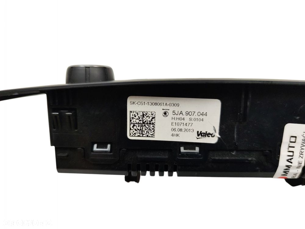 PANEL KLIMATYZACJI NAWIEWU CLIMATRONIC SKODA RAPID 5JA907044 - 3