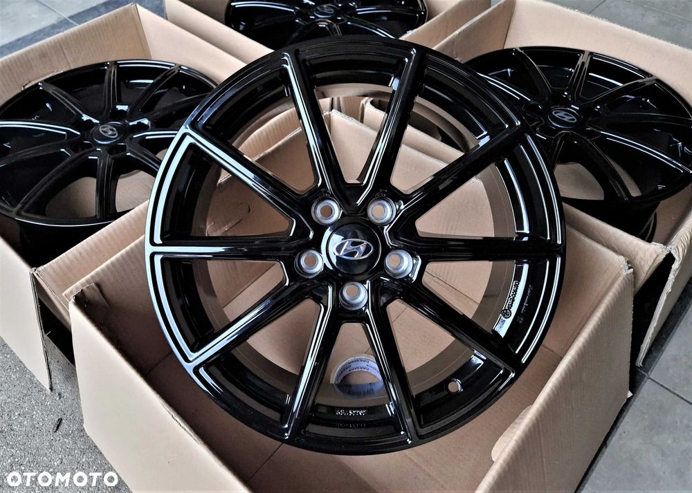 Alufelgi 17 5x114,3 Hyundai i30 i40 ix35 Tucson Santa Fe Czarne ! 701#