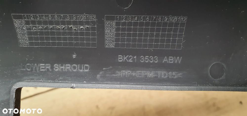 Osłona obudowa kolumny kierowniczej Ford Transit Custom MK8 BK21-3533-ABW - 5