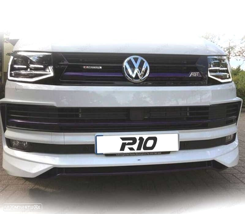 SPOILER LIP FRONTAL VOLKSWAGEN VW TRANSPORTER T6 15-19 LOOK ABT - 2