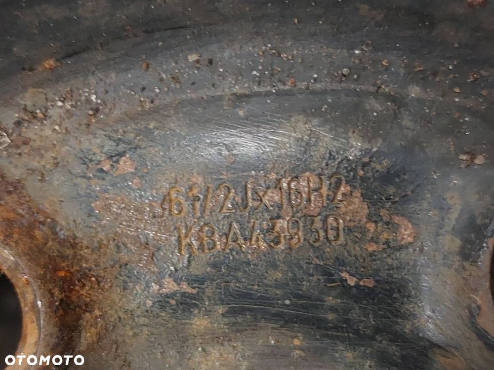 FELGA STALOWA 4SZT 5x112 6,5Jx16 ET42 FI57,1 VW AUDI SKODA 3C0601027BE - 3