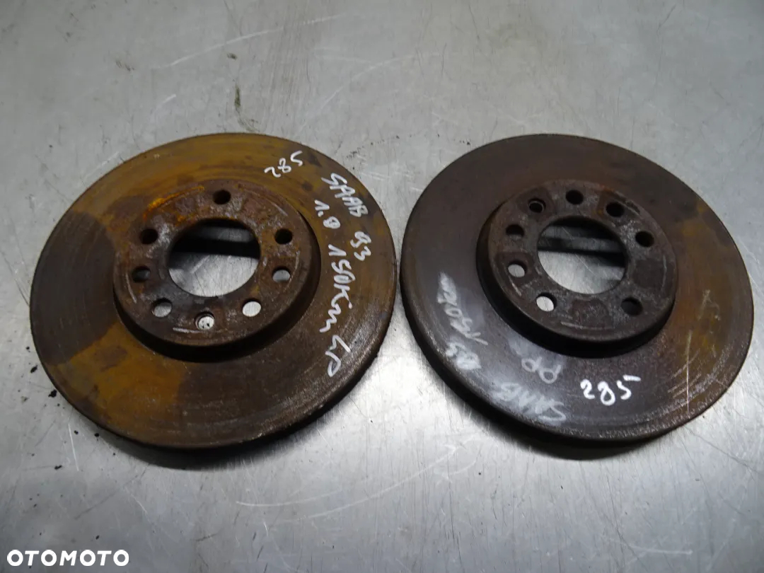 SAAB 93 II 02-06 1.9TID TARCZE HAMULCOWE LEWY LUB PRAWY PRZÓD 285MM - 3