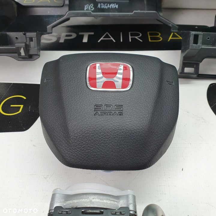 HONDA CIVIC 10 X TYPE R DESKA ROZDZIELCZA KONSOLA KOKPIT PULPIT PODUSZKI AIRBAG AIR BAG PASY KIT SET - 8