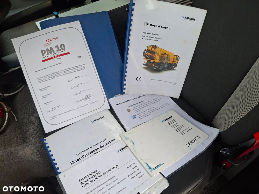 Renault D16 Midlum Zamiatarka FAUN Karcher Listwa Wysokiego Ciśnienia Euro 6 PM10 2 Silniki 2650 MTH Szczotki L/R Rura Do Liści - 31