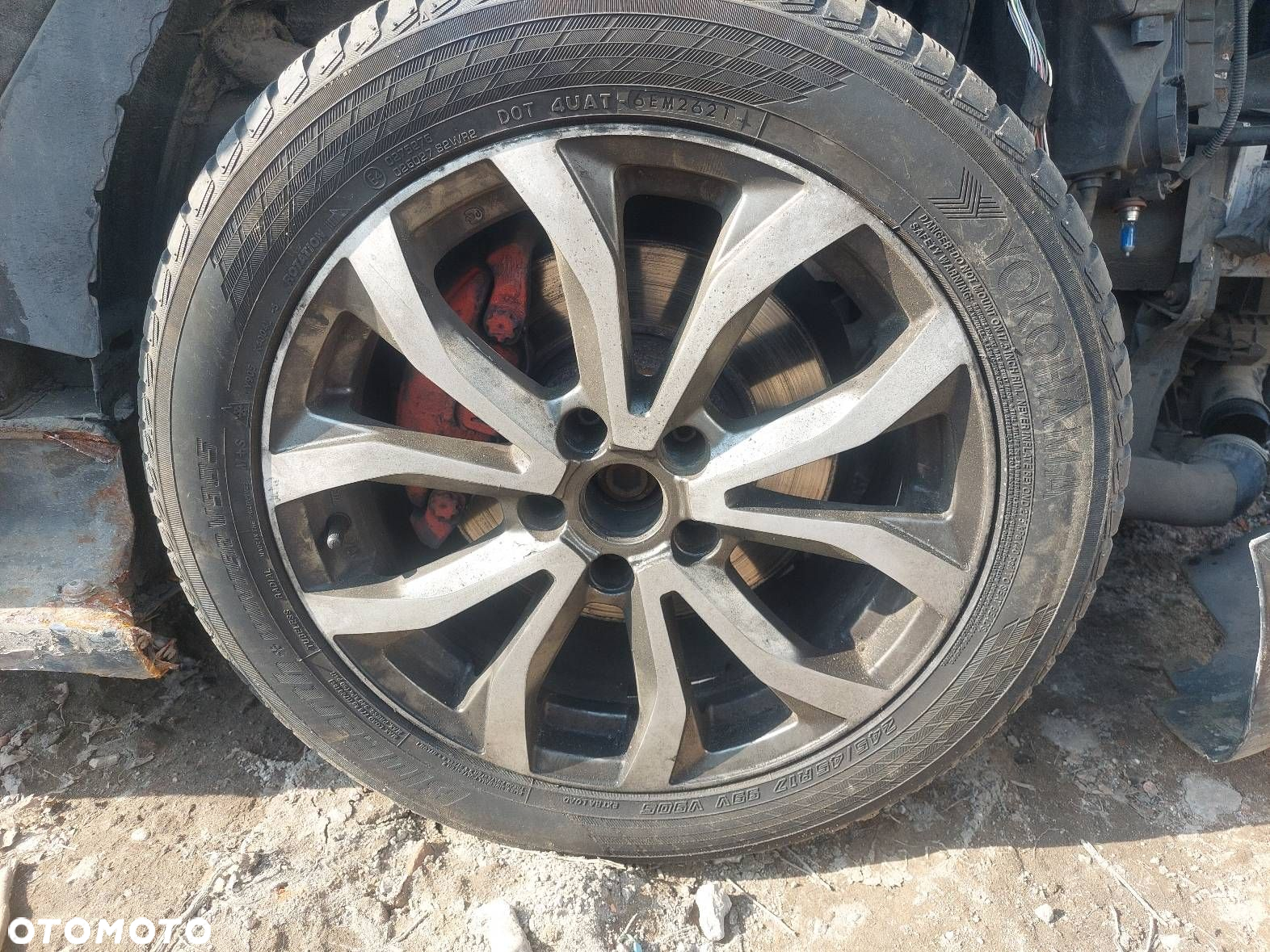 FELGI ALUMINIOWE 4SZT 7.5J 17'' ET28 FI66.6 AUDI A5 8T - 3