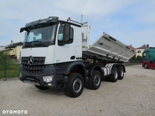 Mercedes-Benz AROCS 4451, 8X4, MEILLER KIPPER- BORDMATIC, DMC 34 T,