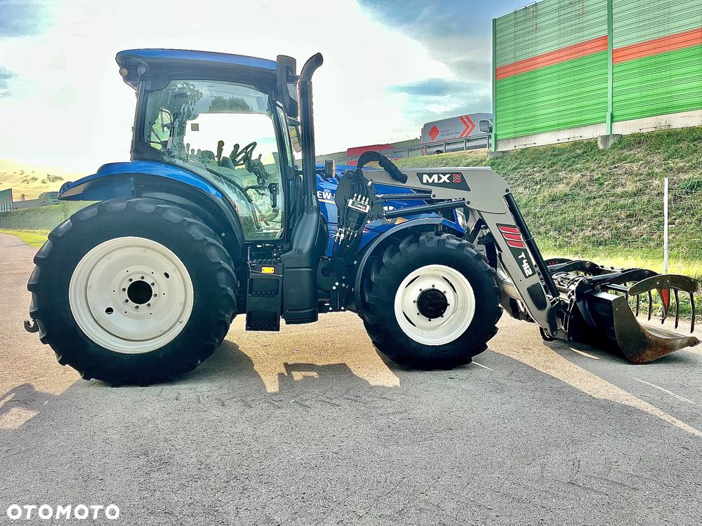 New Holland T6.125s 2019r. //STAN PERFEKCYJNY//ładowacz czołowy MX 412 łyżko krokodyl tur tuz nie t7.165 - 2
