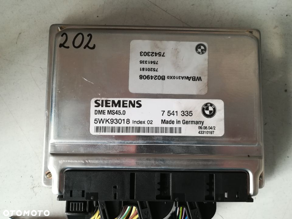Komputer, sterownik silnika BMW - 4