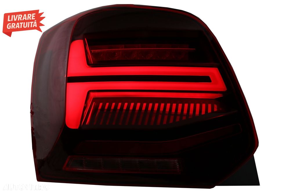 Stopuri Full LED VW POLO 6R 6C 61 (2011-2017) Semnal Dinamic Led Vento Look- livrare gratuita - 7