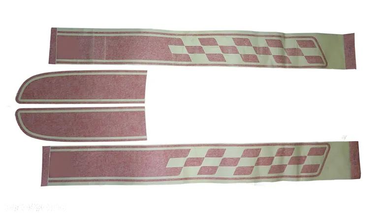 NAKLEJKI NA MASKĘ I DACH FIAT 500 ORYGINAŁ TUNNING - 2