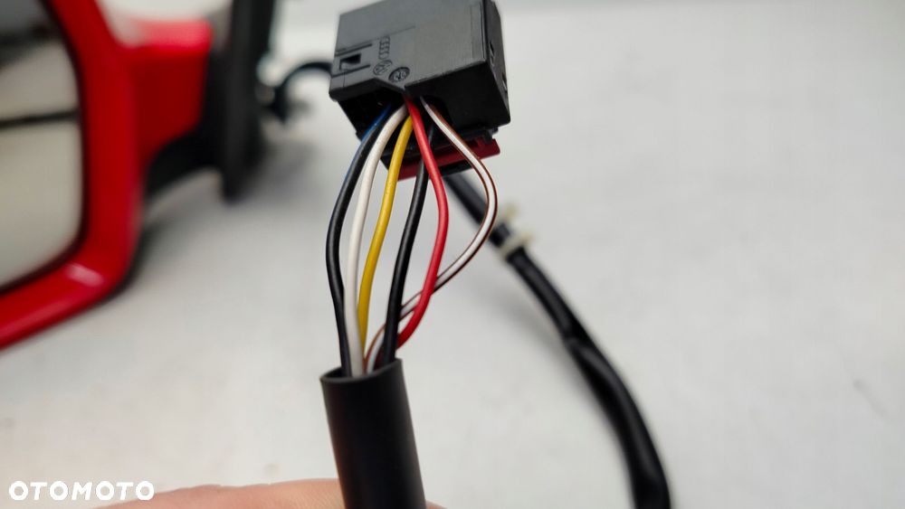 audi a3 8p lift cabrio 08r- lusterko lewe zewnętrzne 6 pinów lz3m - 11