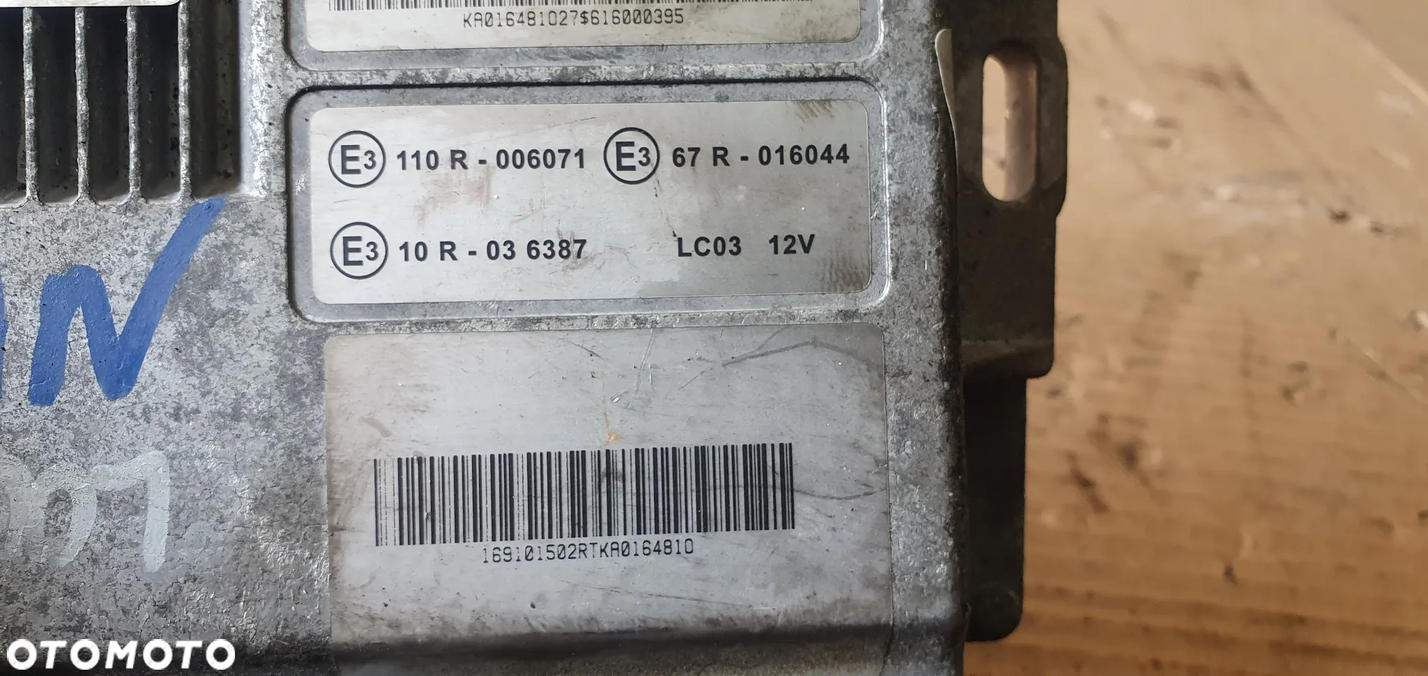 Moduł sterownik gazu Dacia Logan II 0.9 TCE 616000395 - 7
