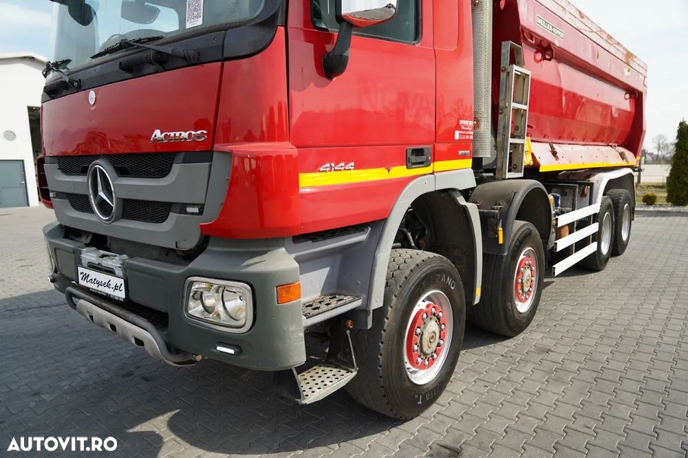 Mercedes-Benz ACTROS 4144 / 8x8 / BASCULATOR SPATE / MEILLER KIPPER / EURO 5 - 16