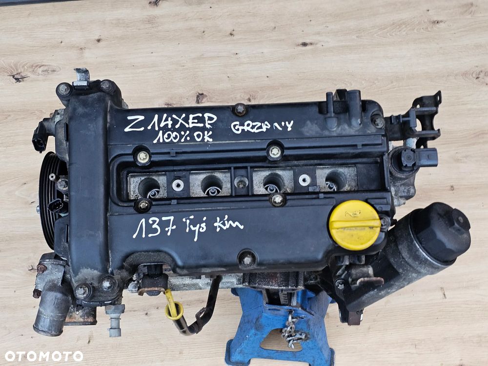 SILNIK SŁUPEK OPEL OPEL MERIVA A CORSA D ASTRA G H COMBO TIGRA B AGILA 1.4 b Z14XEP 137000 KM PRZEBIEGU NIEMCY - 2