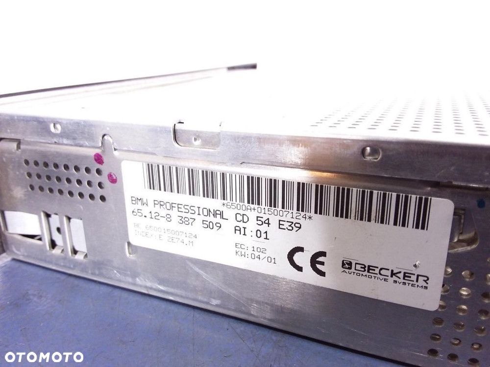 BMW X5 E53 RADIO BECKER 65.12-8 - 3