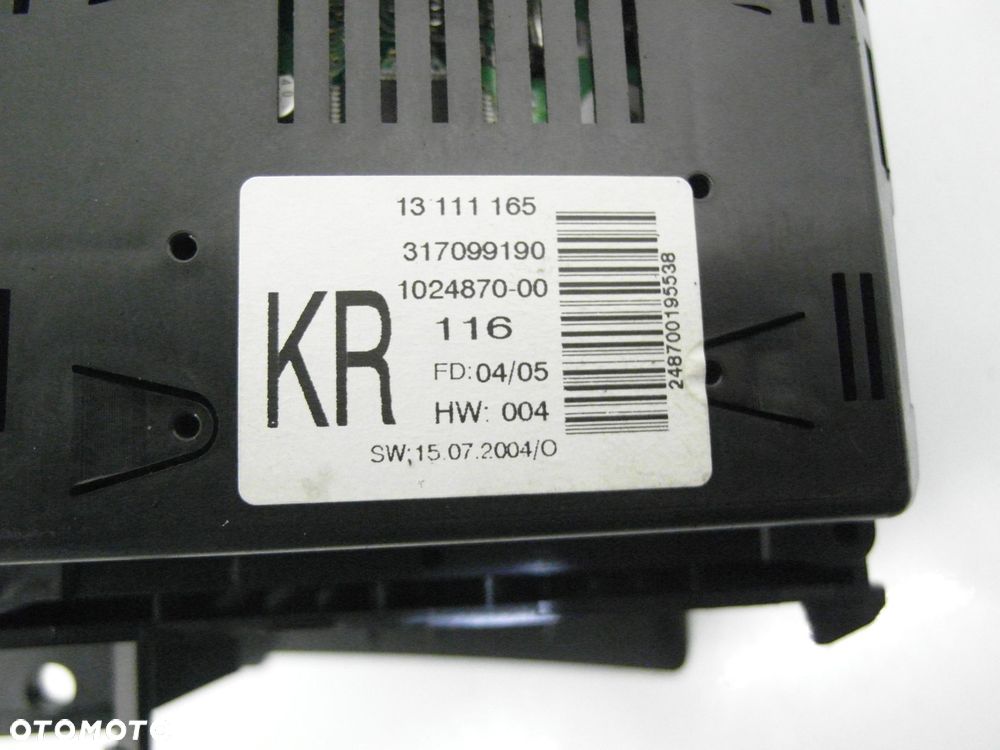 RADIO OPEL ASTRA III H 13154304 453116246 13111165 - 14