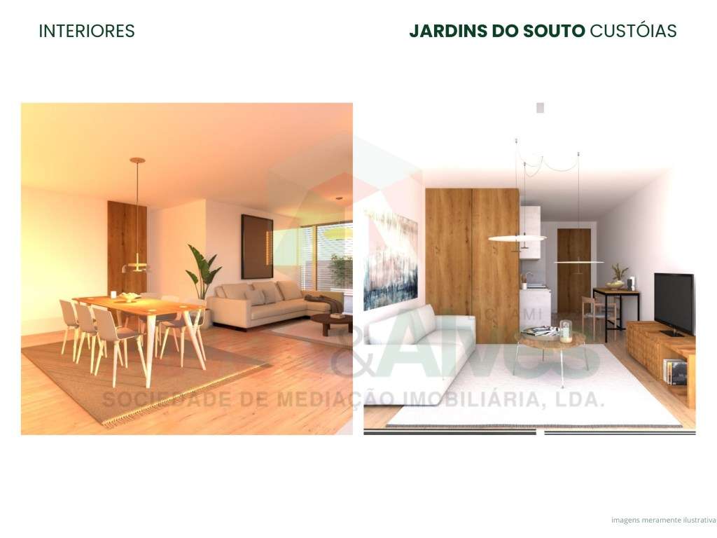 T0 no centro de Custóias, em Matosinhos - Nova Construção - Grande imagem: 2/5