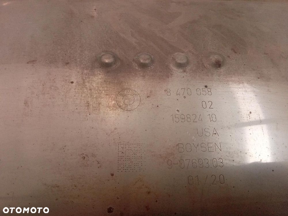 BMW X6 G06 3.0D 265KM B57 WYDECH TŁUMIK ŚRODKOWY KOŃCOWY 8470063 8470058 - 6