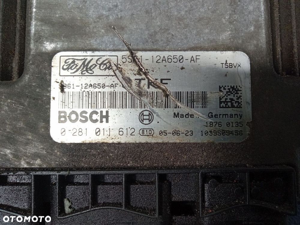 FIESTA MK6 1.6 TDCI STEROWNIK SILNIKA 5S6112A650AF - 6