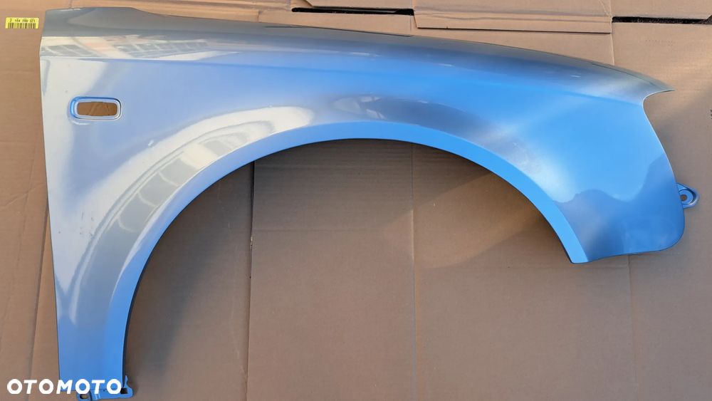 Błotnik AUDI A4 B7 LY5J (Liquidblau jasny niebieski metalik) prawy przód do modeli sedan kombi od 2004 do 2007 - 1