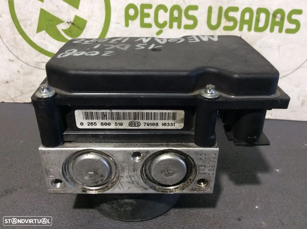 Modulo ABS Renault Megane 1.5 DCi 106cv  ano 2008   265800519 - 2