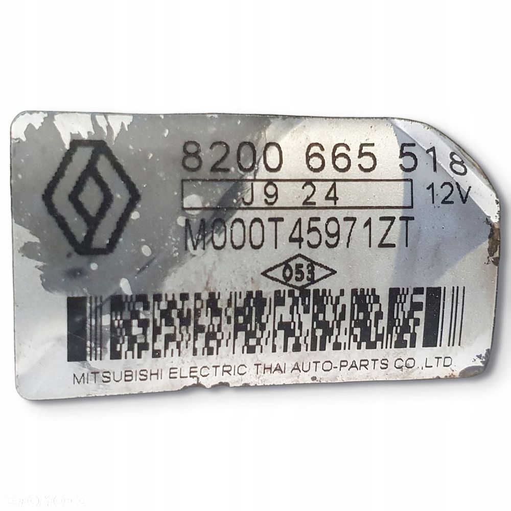 ROZRUSZNIK Renault Megane III 1.6 16V 8200665518 M000T45971ZT - 2